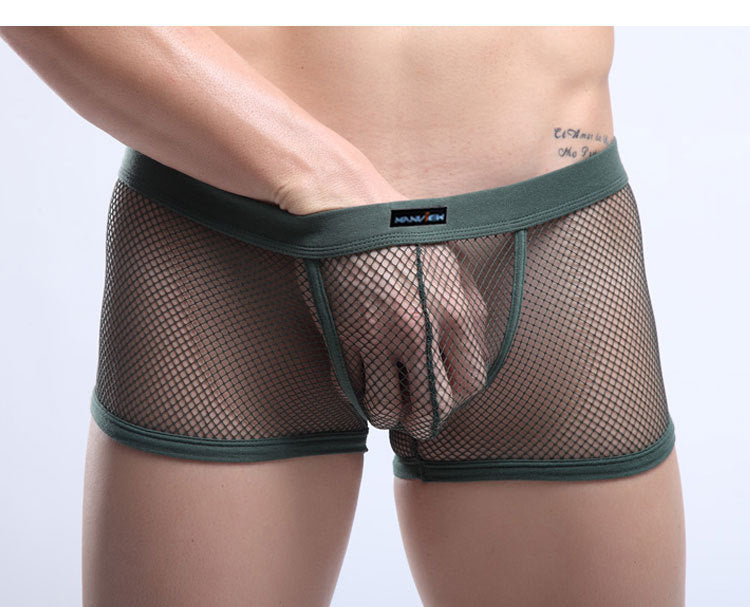 MEN'S SEXY FISH NET UNDERWEAR