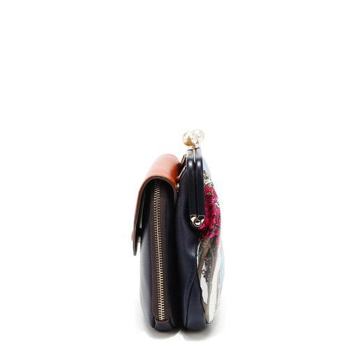 NICOLE LEE KISS LOCK MESSENGER CROSS